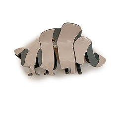 Цвет Древесины Заколки для волос с когтями из ацетата целлюлозы (смола), аксессуары для волос для женщин и девочек, деревесиные, 105x53 мм