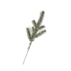 Green Artificial Leaves Branch for DIY Wedding Bouquet Home Garden Decorations, Green, 160x50mm, 5pcs/set