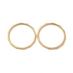 Золотой Ионное покрытие (ip) 304 кольцо из нержавеющей стали, золотые, 1.2 мм, размер США 9 (18.9 мм)