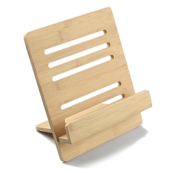 BurlyWood Detachable Bamboo Mobile Phone Holders, Universal Portable Cell Phone Stand Holder, BurlyWood, 16x23x23cm