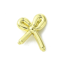 Golden Alloy Beads, Bowknot, Golden, 21x16x6mm, Hole: 1.6mm