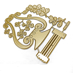 Цветок Углеродистая сталь разрезает трафареты, для diy scrapbooking, Фотоальбом, декоративная бумага для тиснения, цветок, 104x89 мм