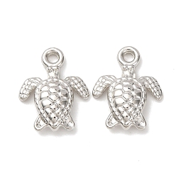 Turtle Пластмассовые подвески ccb, черепаха, 16x12.5x3.5 мм, отверстие : 1.8 мм