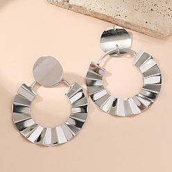 Ring Сплав мотаться серьги стержня, платина, кольцо, 64x50 мм