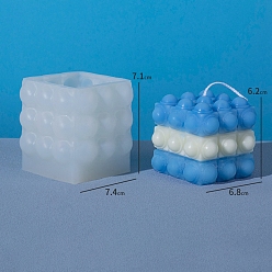 Круглые Diy пищевые силиконовые формы, формы для свечей, формы для литья гипсовой смолы, круглые, 74x74x71 мм