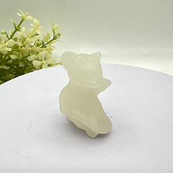 Белый Нефрит Скульптурные украшения из натурального белого нефрита, для украшения стола домашнего офиса, дракон, 30~40 мм