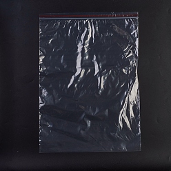 Красный Пластиковые сумки на молнии, многоразовые упаковочные пакеты, верхнего уплотнения, мешок с самоуплотнением, прямоугольные, красные, 45x32 см, односторонняя толщина: 1.8 мил(0.045мм), 100 шт / пакет