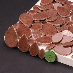 Сиена Мозаичная плитка из фарфора в форме листа, для поделок из мозаики своими руками, рамки для картин и многое другое, цвет охры, 23~52x14~32x4 мм, о 25~40 шт / комплект