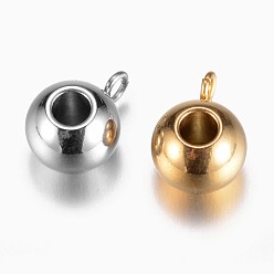 (52) Непрозрачная лаванда 304 дуги из нержавеющей стали, петля под залог, Rondelle поруки бусы, разноцветные, 11x6.5x8 мм, отверстие : 3 мм