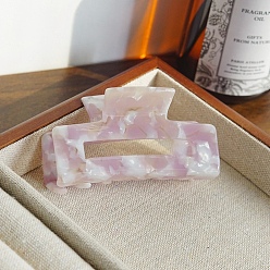 Сливовый Заколки для волос с когтями из ацетата целлюлозы (смола), слива, 38x75 мм