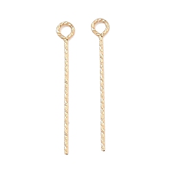 Real 14K Gold Filled Кованые 1/20 14 позолоченные штифты с ушком штифты с ушком, real 14 k золото заполнено, 19 мм, отверстие : 1.6 мм, 24 датчик
