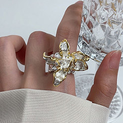 Серебро Открытые женские манжеты из сплава геральдической лилии, серебряные, внутренний диаметр: регулируемый