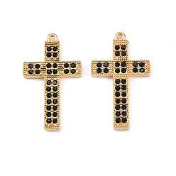 Реактивный Самолет 304 подвески из нержавеющей стали, крестик, со стразами, реальный 18 k позолоченный, вакуумное покрытие pvd, струя, 26x15x2 мм, отверстие : 1 мм