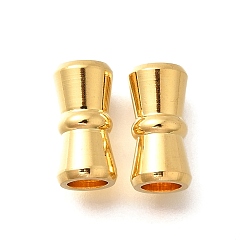 Настоящее золото 18K 201 из нержавеющей стали бусы, колонка, ионное покрытие (ip), реальный 18 k позолоченный, 12x6 мм, отверстие : 3.5 мм