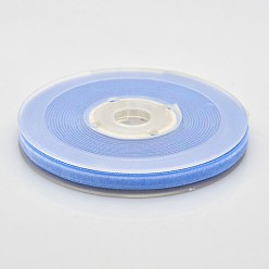 Cornflower Blue Polyester Velvet Ribbon for Gift Packing and Festival Decoration, Cornflower Blue, 3/8 inch(10mm), about 50yards/roll(45.72m/roll)