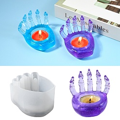 Paw Print Сделай сам свечи, силиконовые формы для литья, для уф-смолы, изготовление изделий из эпоксидной смолы, белые, отпечаток лапы, 85x65x63 мм