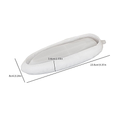 Белый Силиконовые формы для чашек для свечей, формы для литья смолы, для уф-смолы, изготовление изделий из эпоксидной смолы, горькая тыква, белые, 238x80x34 мм