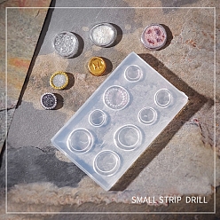 Белый 8-гнездо для штамповки силиконового воска с полостями/формы для расплава, для изготовления воска своими руками, прямоугольные, белые, 58x35 мм