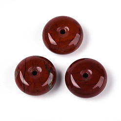 Красный Камень Природные красной яшмы подвески, пончик, 18~18.5x7~8.5 мм, отверстие : 2~2.5 мм