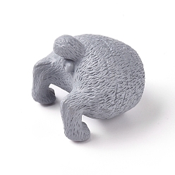 LightGrey Пвх кошка прикладом магниты на холодильник смешные магниты на холодильник фото, украшение домашнего офиса, подарки животных любитель животных, темно-серый, 30.5x32.5x33 мм