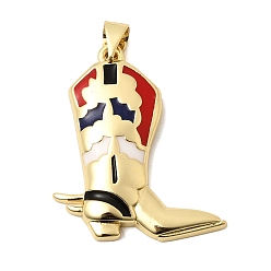 Синий Латунь эмаль подвески, брелоки для ботинок, без кадмия и без свинца, долговечный, стойки покрытие, реальный 18 k позолоченный, синие, 27x23x3.5 мм, отверстие : 5x3.5 мм