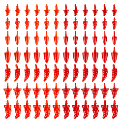 (52) Непрозрачная лаванда 196 шт. 14 стили носы для кукол из смолы, ремесленные носы, для поделок, вязаные игрушки и чучела животных, морковь, разноцветные, 16~32.5x7.5~12.5x7.5~11 мм, 14 шт / стиль