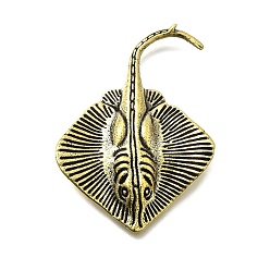 Античная Бронза Латунная фигурка манты статуя для гостиной украшение стола дома, античная бронза, 33x45x5 мм