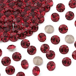 90110 Ruby Preciosa® maxima кристалл круглые камни, чешский хрусталь, срыв твердой мозговой оболочки, круглый(431 11 615 шаттон), 90110 рубин, сс12/пп24(3~3.2мм)