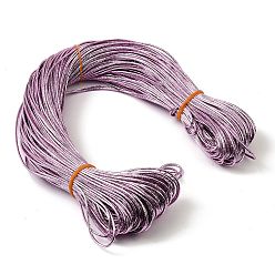 Средняя Орхидея Шнур из искусственной кожи с лазерным креплением, для изготовления ювелирных изделий DIY, средне орхидеи, 2 мм, Около 98~100 м / пачка