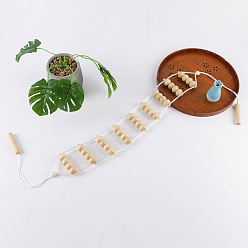 Мокасин Деревянная веревка для массажа спины, Инструменты для самомассажа для шеи, ног, облегчения боли в спине, мокасин, 1200x90x28 мм