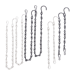 (52) Непрозрачная лаванда Железные подвесные цепи, для кормушек, цветочные горшки, фонари, рекламный щит, музыкальная подвеска, цветочный горшок сад, разноцветные, 50.5 см, 48 шт / коробка