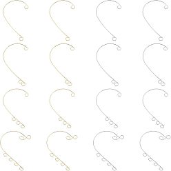 (52) Непрозрачная лаванда 48шт 8 стиль 316 ушные манжеты из нержавеющей стали, альпинистская обертка вокруг непрокалывающих сережек с петлями, золотые и нержавеющая сталь цвет, 55~59x36~46x0.5 мм, отверстие : 4 мм, 6 шт / стиль