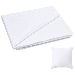 (7BDF) Прозрачный морозный бирюзовый 1полиэстеровая короткая плюшевая ткань, для подушки, декоративная подушка, игрушка, призрачный белый, 2000x1835~1845x0.6 мм, 1 шт / комплект