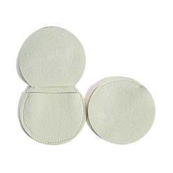 Бледно-Золотистый Бархатный мешочек для хранения ювелирных изделий, круглая сумка-конверт, бледно золотарник, 7x7 см