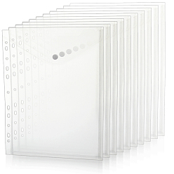 Прозрачный Карманы для папок-регистраторов из полипропилена, прямоугольные, прозрачные, 308x240 мм