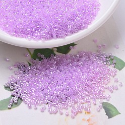 (DB0248) Light Orchid Ceylon MIYUKI Delica Beads, Cylinder, Japanese Seed Beads, 11/0, (DB0248) Light Orchid Ceylon, 1.3x1.6mm, Hole: 0.8mm, about 10000pcs/bag, 50g/bag