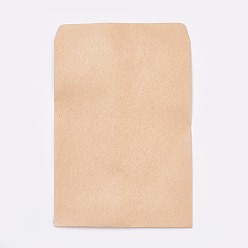 BurlyWood Kraft Blank Paper Envelopes, Rectangle, BurlyWood, 13.3x9cm, about 95~100pcs/bag