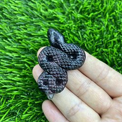 Гранат Резная статуя змеи из натурального граната, украшение дома, Статуэтки по фен-шуй для украшения домашнего офиса, 50 мм