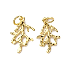 Другие Латунные подвески, с целью перехода в кольце, стойки покрытие, долговечный, без свинца и без кадмия, реальный 18 k позолоченный, 17x11x1 мм, отверстие : 3.5 мм