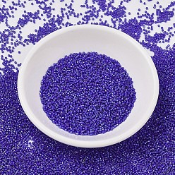 (DB1785) Кобальтовый AB с Белой Подкладкой Бусины miyuki delica, цилиндр, японский бисер, 11/0, (дБ 1785) белый кобальт, 1.3x1.6 мм, отверстия: 0.8 мм, около 20000 шт / мешок, 100 г / мешок