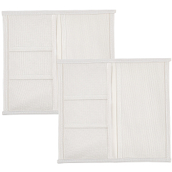 Mixed Color 2Pcs Rectangle Oxford Fabric Storage Bag Core Replacement, with 2Pcs 2 Colors Nylon Elastic Ropes, for Travel Notebook, Mixed Color, 205x225x2mm