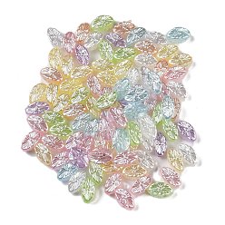 (52) Непрозрачная лаванда Покрытие акриловыми шариками, цветок, разноцветные, 7.5x14x7.5 мм, отверстие : 1.8 мм, 1315 шт / 500 г