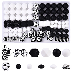 (52) Непрозрачная лаванда Наборы для бисера, с бусинами из экологически чистого пищевого силикона различной формы, латунь марки А горный хрусталь Spacer бисер, разноцветные