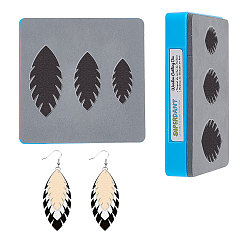 Лист 1 шт. штампы для резки дерева, Со сталью, для diy scrapbooking / фотоальбом, декоративная тисняющая бумажная карточка, изготовление изделий из кожи, лист, 100x100x9 мм