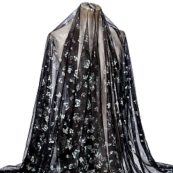 Черный Нейлоновая ткань с узором «бабочка», аксессуары для изготовления одежды, чёрные, 1600 мм