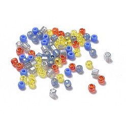 Mixed Color TOHO 11/0 Japanese Seed Beads, Mixed Shapes, Mixed Color, 2x1.5~2mm, Hole: 0.8mm