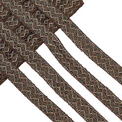 Brun De Noix De Coco Ruban polyester, pour accessoires de rideaux, brun coco, 1-1/8 pouces (29 mm), environ 12.58 yards (11.5m)/pc