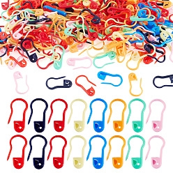 (52) Непрозрачная лаванда 200шт. пластиковые фиксирующие маркеры для петель, разноцветные, 2.25x1.15x0.25 см