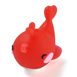 (123L) Белый крем непрозрачный блеск ПВХ подвески, кит, огнеупорный кирпич, 48x27x35 мм, отверстие : 3 мм