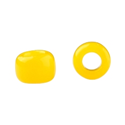 (42B) Opaque Sunshine TOHO Round Seed Beads, Japanese Seed Beads, (42B) Opaque Sunshine, 15/0, 1.5mm, Hole: 0.7mm, about 15000pcs/50g
